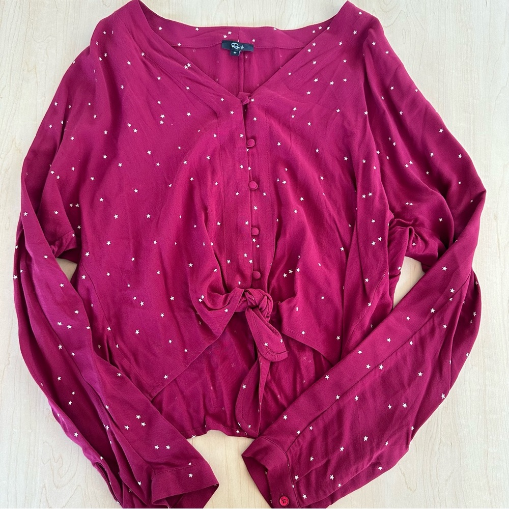 Rails Sloane Top In Rouge Gradient Stars Print - image 3